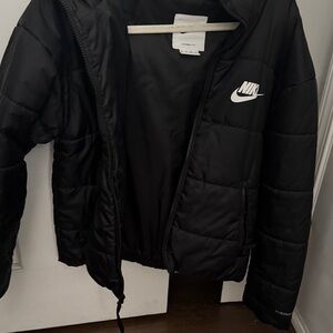 Nike Black Quilted Jacket
